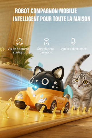 Kimi – Robot Caméra Kawaii & Ludique pour Enfants et Chats